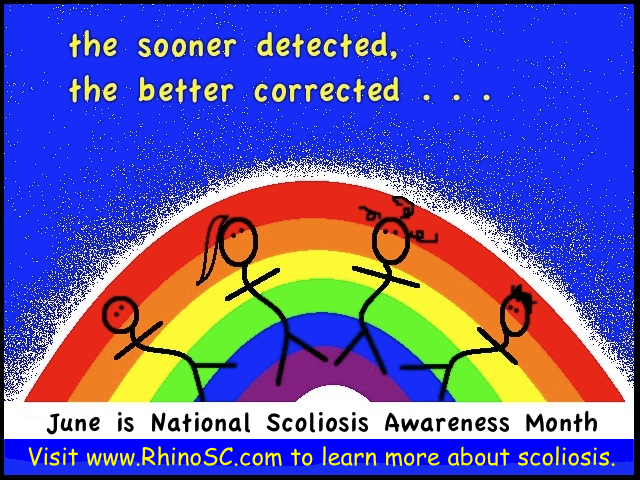 Visit www.RhinoSC.com to learn more about scoliosis.